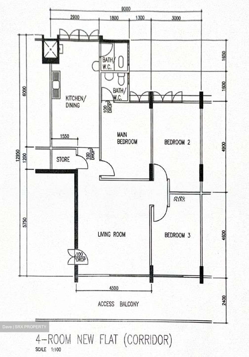 Blk 175 Kebun Baru Link 1 (Ang Mo Kio), HDB 4 Rooms #561983281
